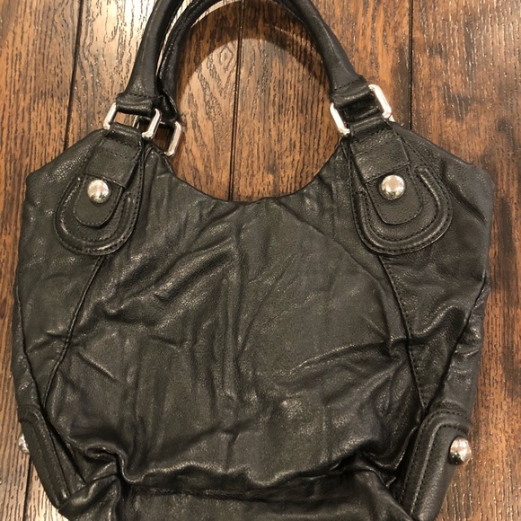 Black GUESS tote handbag purse - Picture 2 of 5